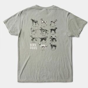 Duck Camp Bird Dogs T Shirt Garment Died Short Sleeve L NWOT